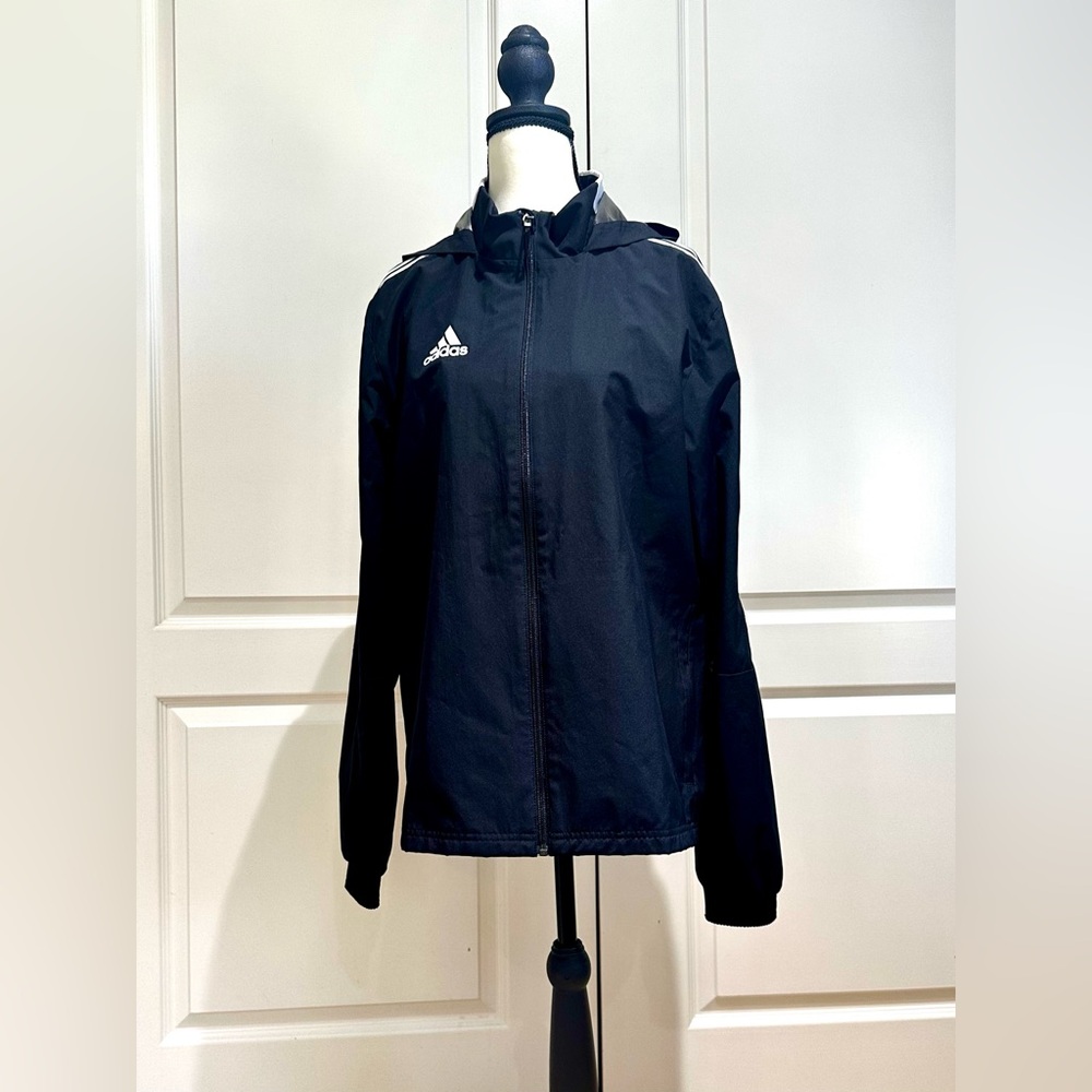 Adidas Primegreen Rain Track Jacket Black Men’s Size XS